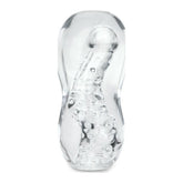 Zolo Gripz Wavy - Squeezable Clear Stroker Strokers - Manual